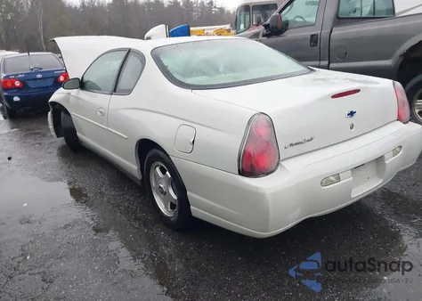 2004 Chevrolet Monte Carlo Ls из США, поврежденный, VIN 2G1WW12E949109570
